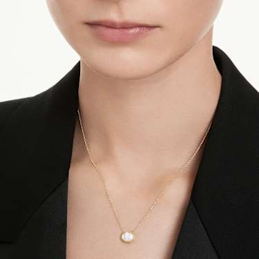 Octagon pendant - Lab-grown diamonds 1.0 ct tw - Octagon shape - 14K yellow gold 5730453