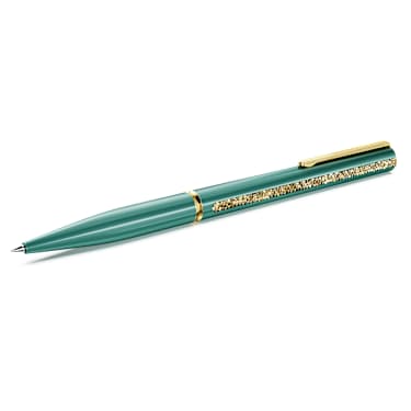 Shimmer ballpoint pen - Green - Green lacquered - Gold-tone plated 5707708