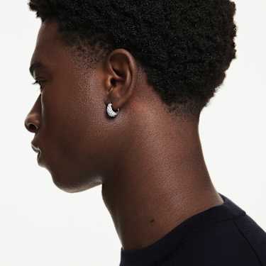 Sublima earrings - White - Rhodium plated 5732282