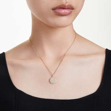 Sublima pendant - White - Gold-tone plated 5683443