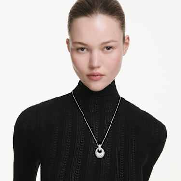 Sublima pendant - White - Rhodium plated 5735223