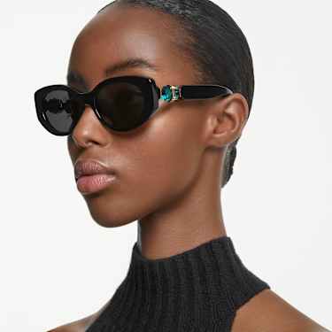 Sunglasses - Cat-eye shape - SK6002 - Black 5679544