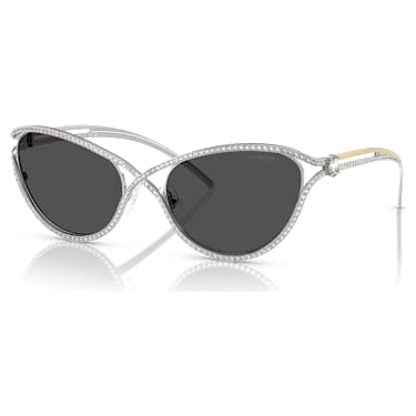 Sunglasses - Cat-eye shape - SK7025 - Silver tone 5727196