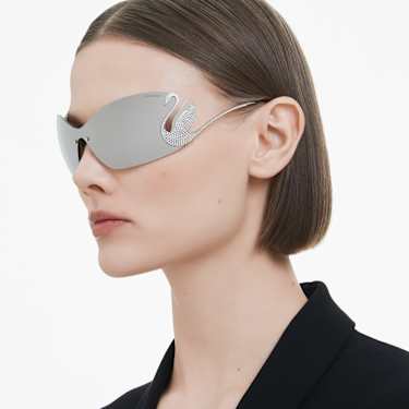 Sunglasses - Mask - Swan - SK7020 - Silver tone 5691744