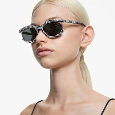 Sunglasses - Oval shape - SK6006 - Black 5679553