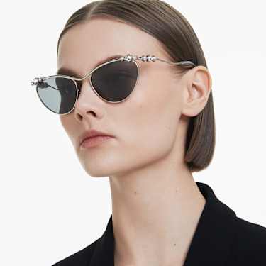 Sunglasses - Oval shape - SK7017 - Silver tone 5691646