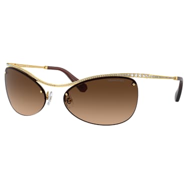 Sunglasses - Oval shape - SK7018 - Brown 5691655