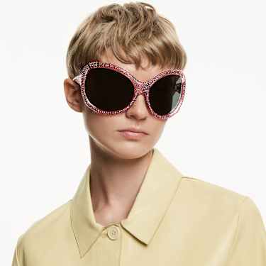 Sunglasses - Oversized - Cat-eye shape - SK6052 - Pink 5738137