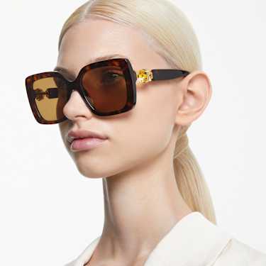 Sunglasses - Oversized - Square shape - SK6001 - Brown 5679904