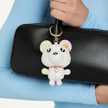 Teddy bag charm - Bear - Multicolored - Gold-tone plated 5734069