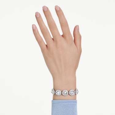 Una Angelic bracelet - White - Rhodium plated 5735343
