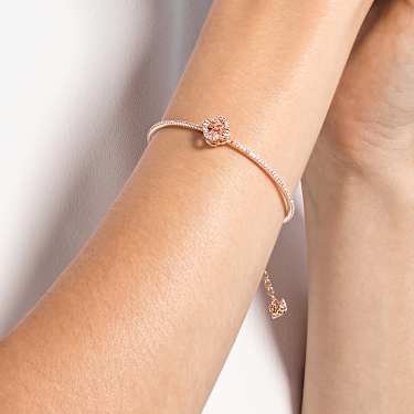 Una bangle - Clover - Pink - Rose gold-tone plated 5516476