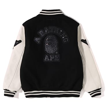 A BATHING APE® Shark Hooded Varsity Jacket - Image 3