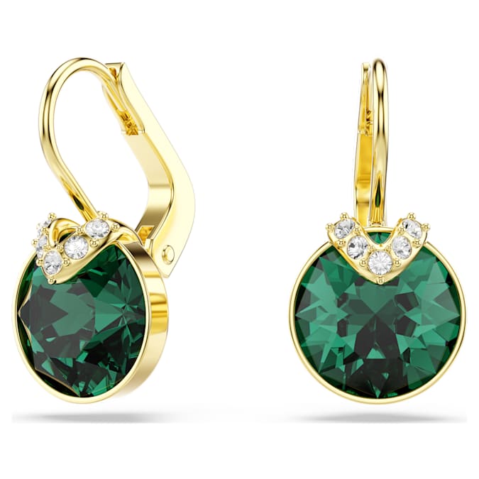 Green - gold-tone plated
