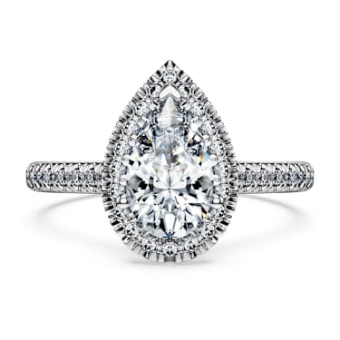 Eternity halo solitaire ring - Image 3