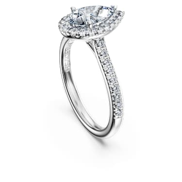 Eternity halo solitaire ring - Image 4