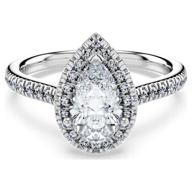 Eternity halo solitaire ring - Image 7