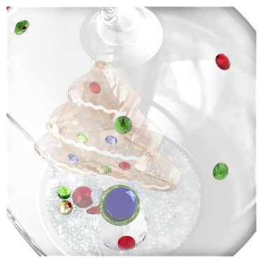 Holiday Cheers Tree and Snowman Ball Ornament - Image 3