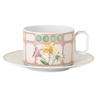 Idyllia teacup with saucer