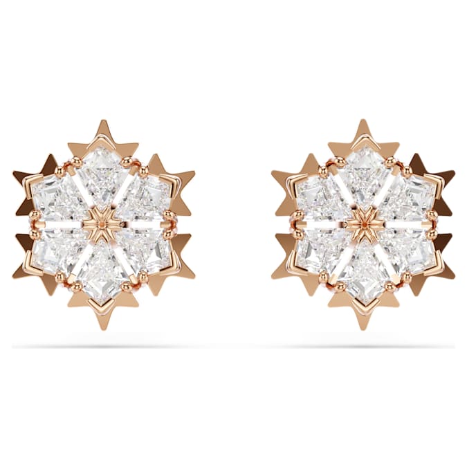 White - rose-gold tone plated