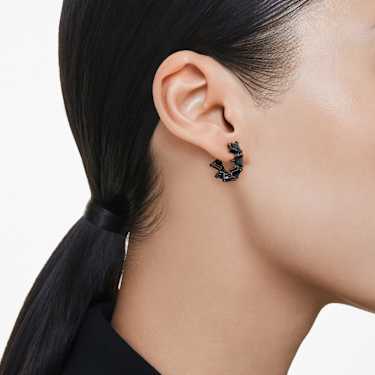 Matrix hoop earrings