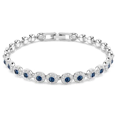 una-angelic-bracelet-round-cut-blue-rhodium-plated-swarovski-5733401